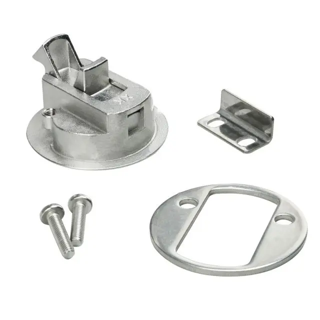 2 inch Black Latch for RV Boat Marine Deck Hatch 1/2  inch Flush Slam Latch