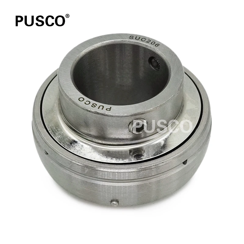 PUSCO Pillow Block Bearing SUC206 30*62*38mm Stainless Steel Insert Ball Bearing UC206 SUC206
