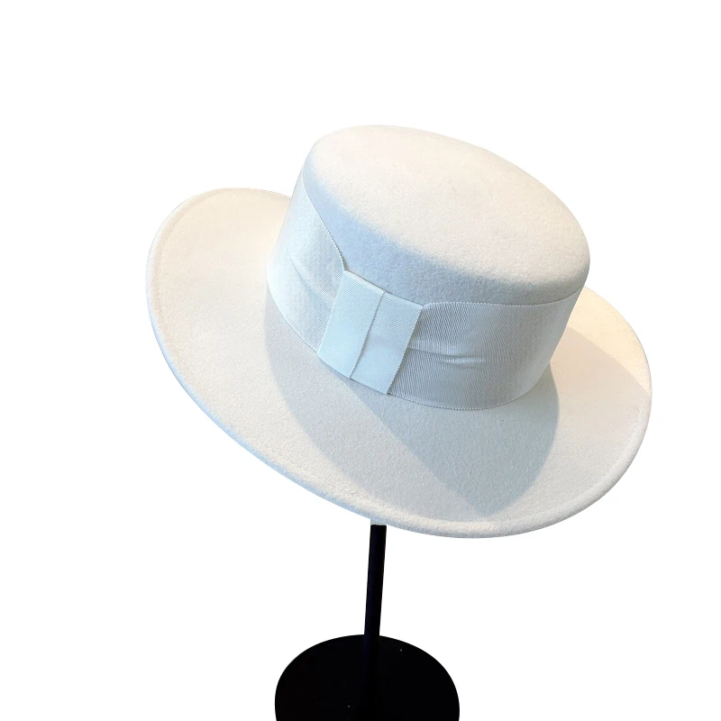 Винтажная Элегантная стильная брендовая Роскошная австралийская фетровая шляпа из 100% шерсти с
