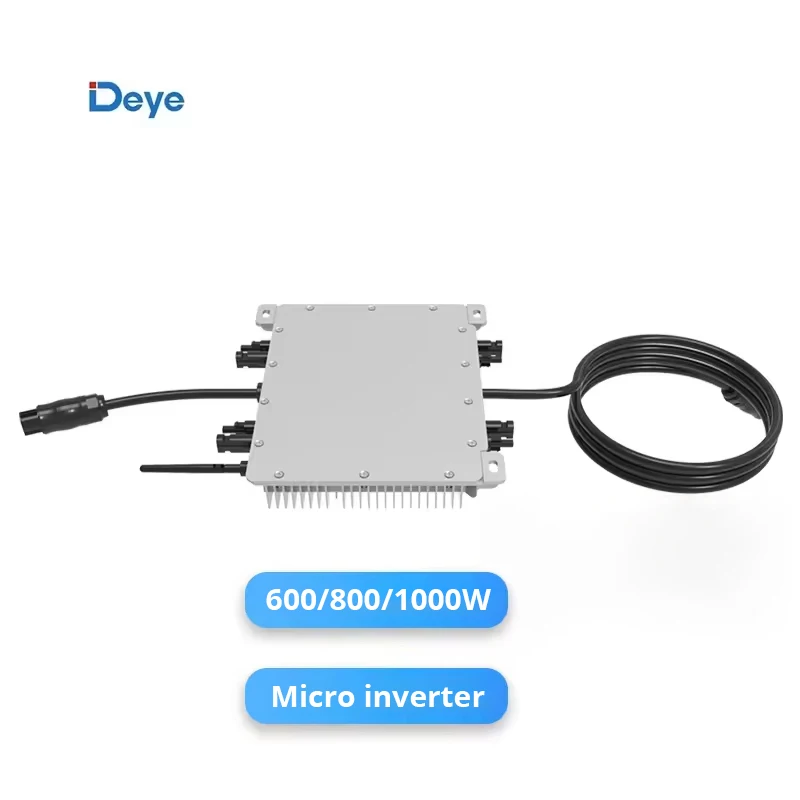 Deye Micro Inverter 1800W 2000W 1600W 1500W 1200W 1000W Hybrid Solar Inverter Price for balcony solar energy system