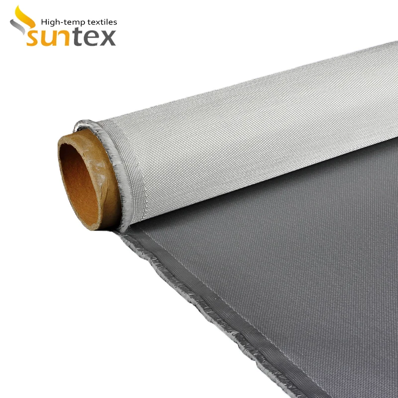 Cheap 0.4mm Silicon Coated Fiberglass Insulation Fireproof Cloth Material