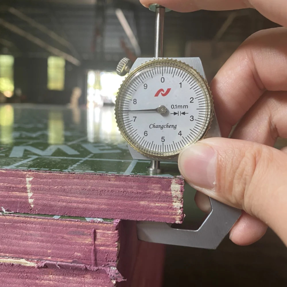 green pp plastic film faced plywood and polyester coated plywood nz formwork with CE