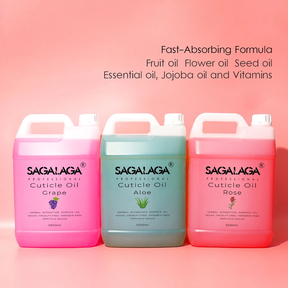 SAGALAGA 14 Scents Revitalizing Cuticle Hydrating Oil For Repaired Cuticles Organic Formula Wholesale Oil For Nails Bulk