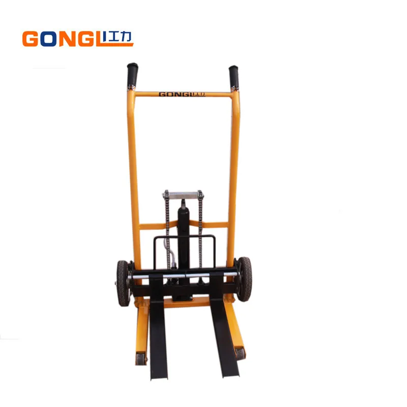 
GL-0057 Gongli Manual Light Lift Truck New Type Mini Stacker 200kg Capacity Stacker 
