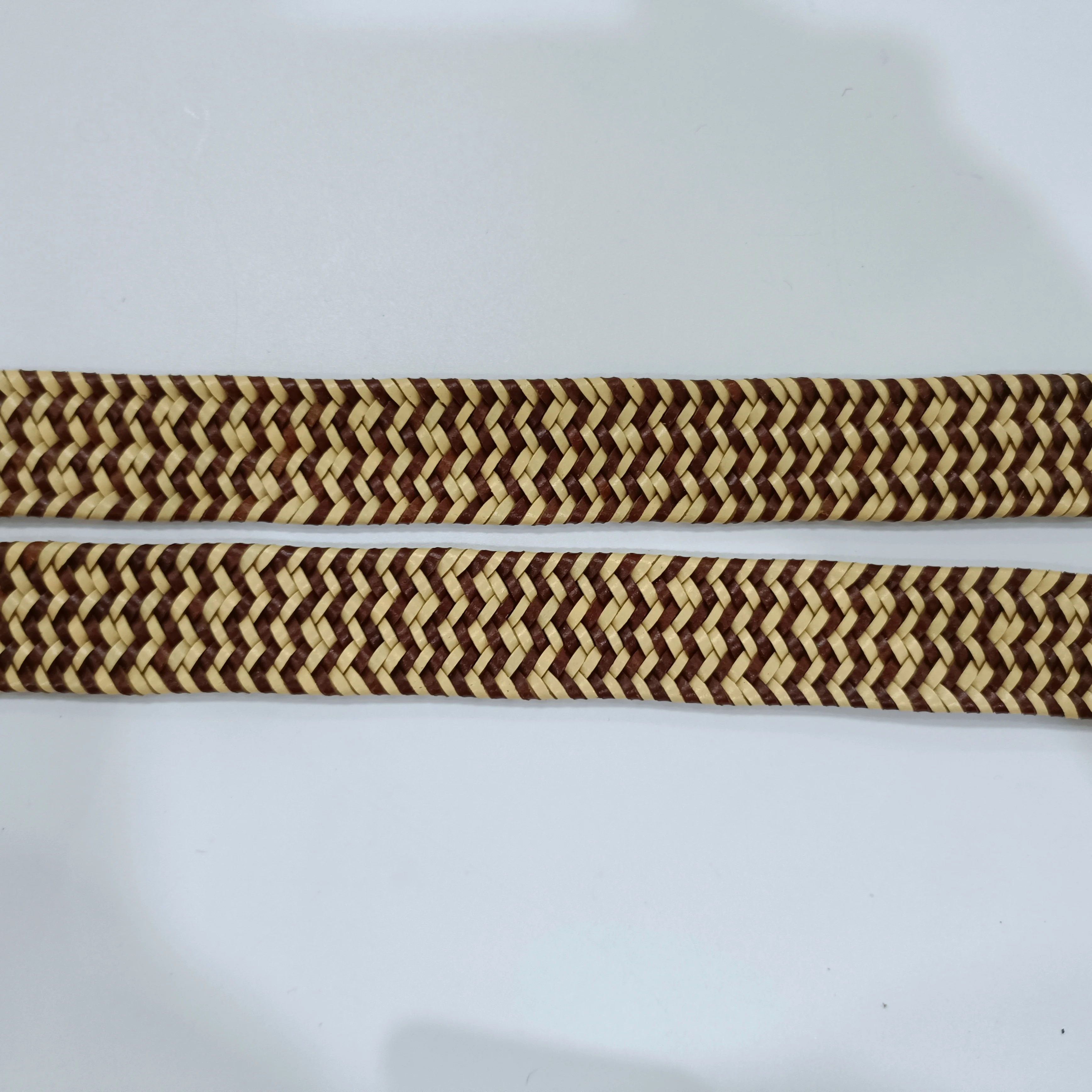 Factory Hot Sale Custom Woven Man Women Elastic Adjustable Bonded Leather Belts with split leather