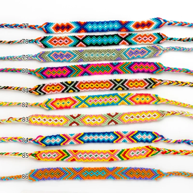 China Wholesale Custom  Woven Thread Friendship Handmade Bracelet