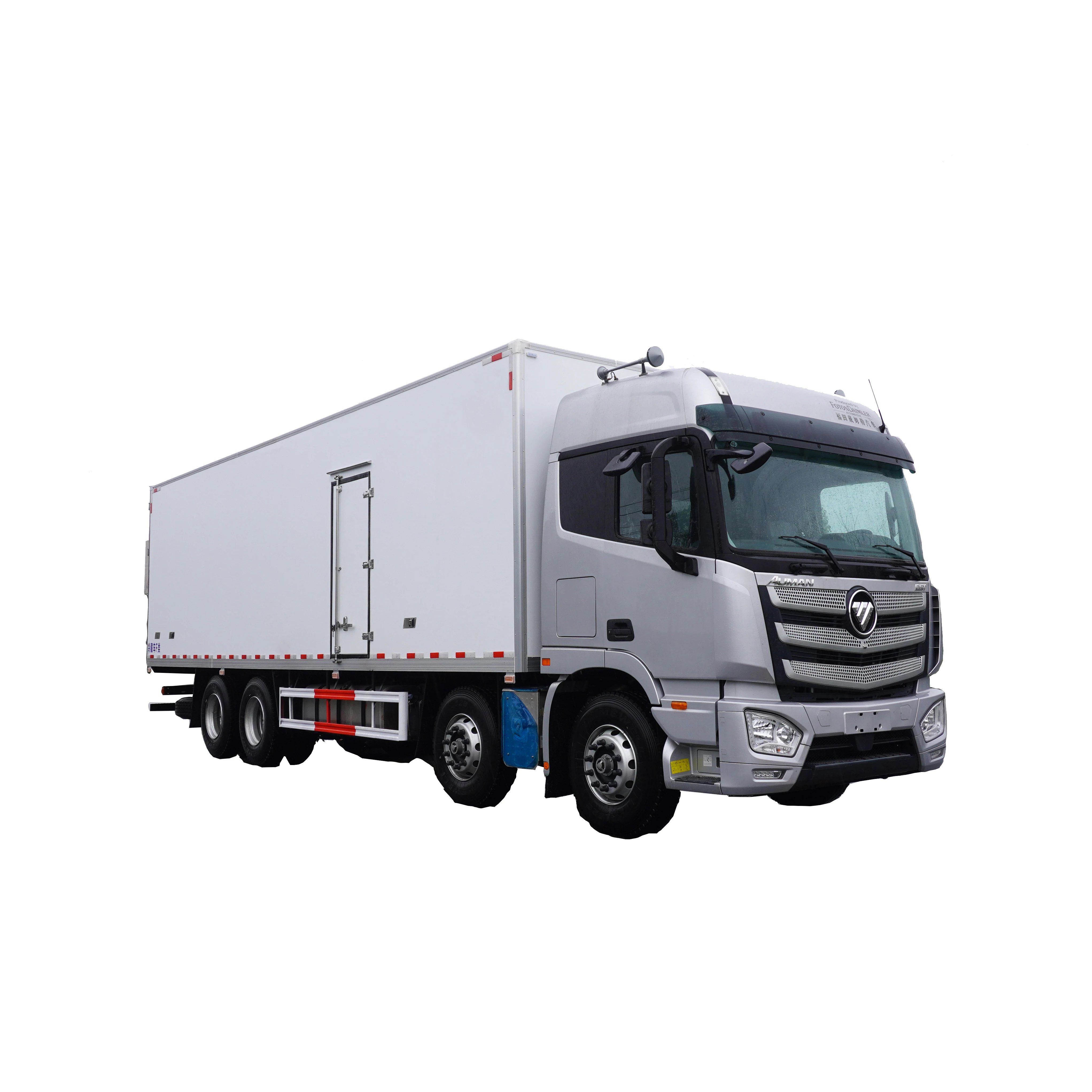 New Design Foton Auman 8x4 19 Ton 9.5m Freezer Truck Refrigerated Truck For Sale