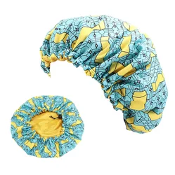 Wholesale Custom private label Extra Large satin sleep bonnet Drawstring sleep cap Adjustable night sleeping hat hair Turban