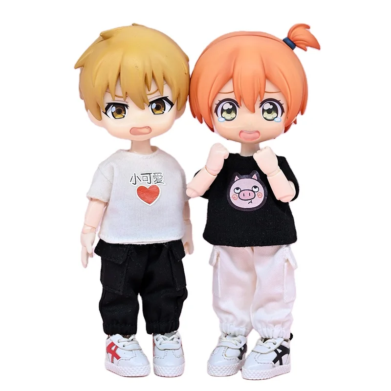 High Quality Doll Clothes Clothes Fashion Doll Pants Casual Overalls Custom Bjd Blythe American Girl Doll Clothing Accessories