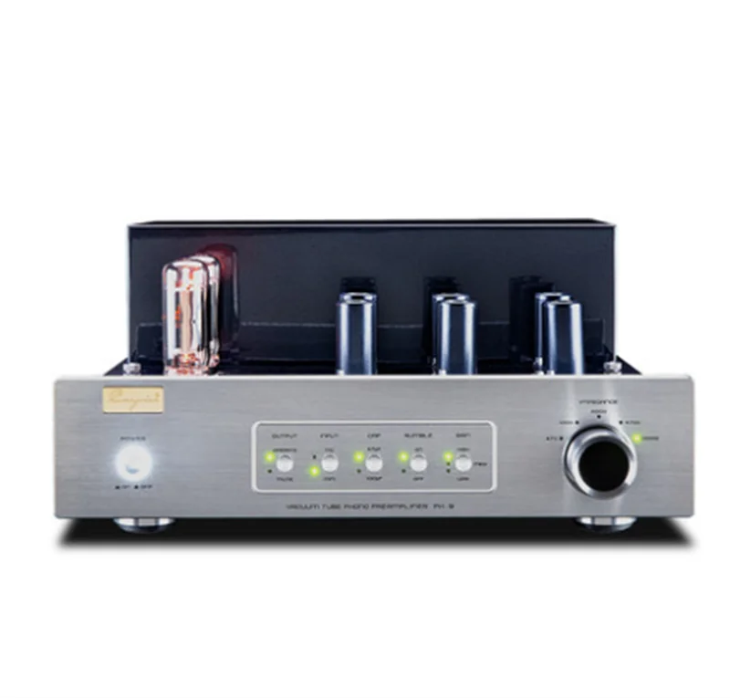 Cayin PH-9 MM/MC Tube Phono Amplifier MC Gain Three-speed Adjustment Easy to Use Full Vacuum Tubes Design RIAA Curve