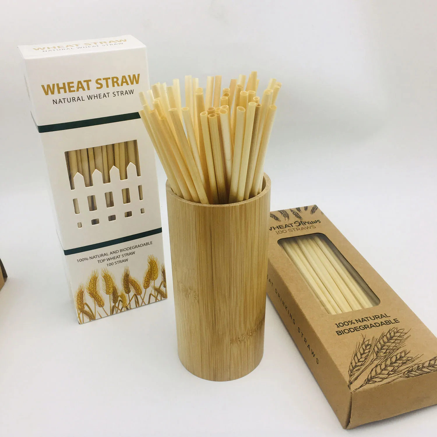 100% Biodegradable Hay Straws Natural Wheat Straws for Drinking