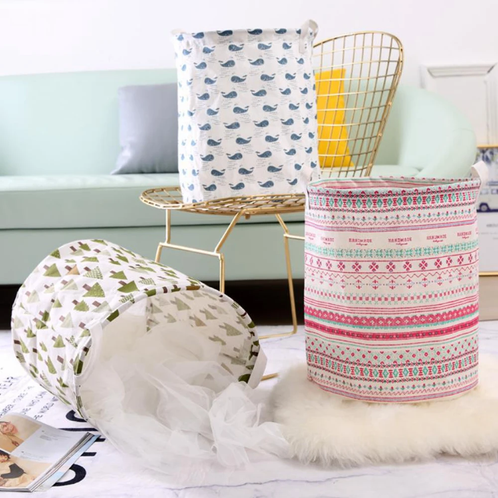 Wholesale storage basket with handles felt cheap laundry baskets for wholesales