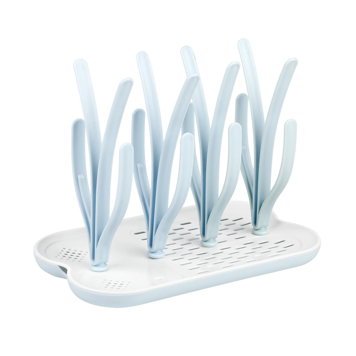 Baby Bottle Dryer Rack with Removable Water Tray Baby Drying Rack Ideal for Bottles, Teats, Cups, Pump Parts Accessories