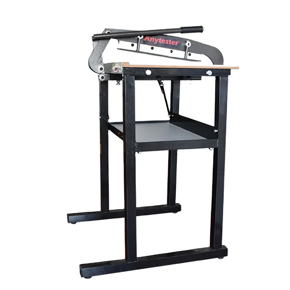 T500 Manual Fabric Textile Sample Zigzag Cutting Machine Fabric Sampling Zigzag Cutter