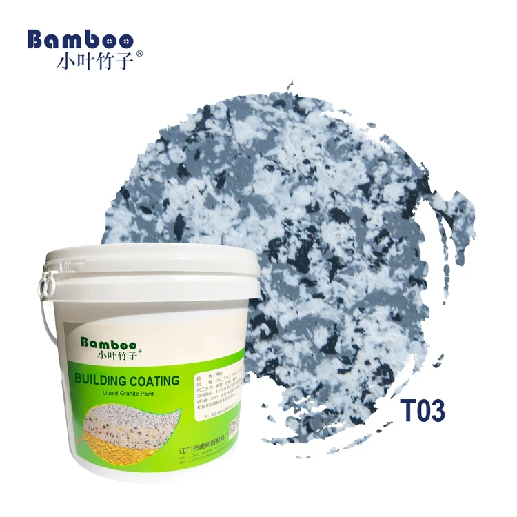 
Cheap Factory Price Coating Building Coating Stain Resistant Paint-Smooth Texture Coating Effect Granite Paint 