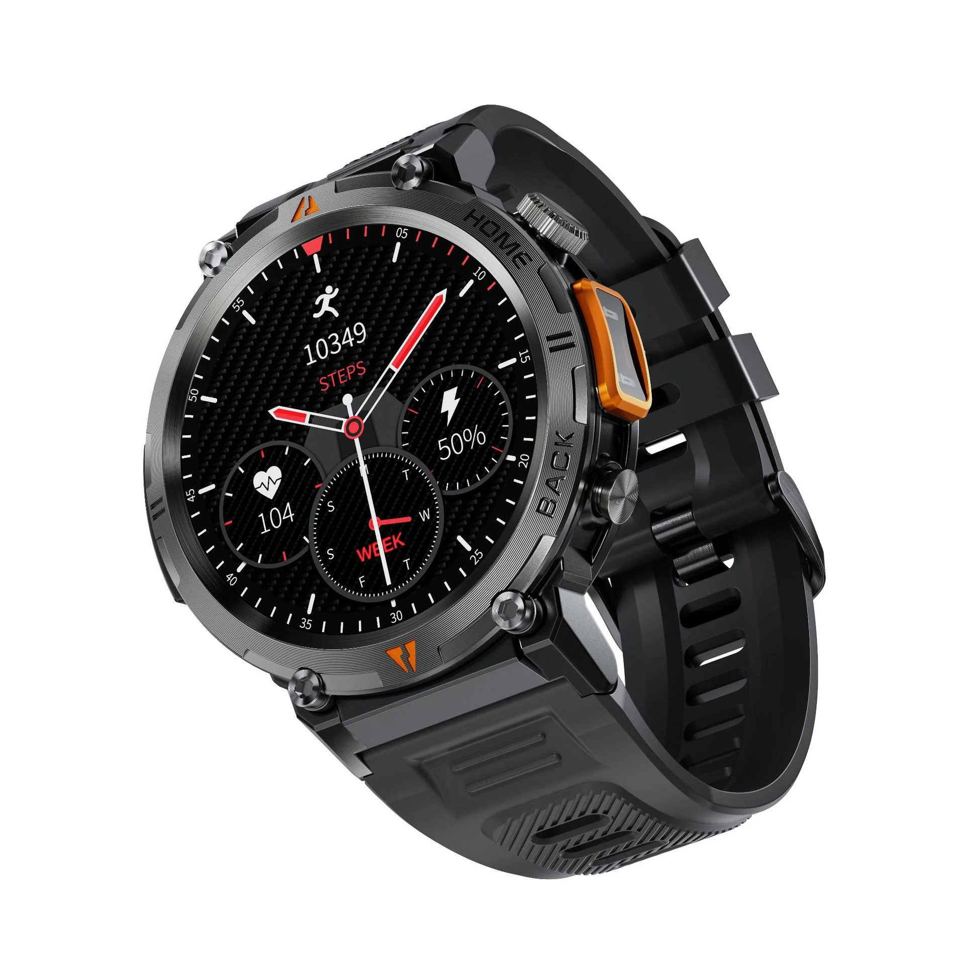 KE3 Cross-border LED flashlight 1.45 screen Bluetooth Phone Watch Heart rate Blood oxygen sleep exercise 3atm
