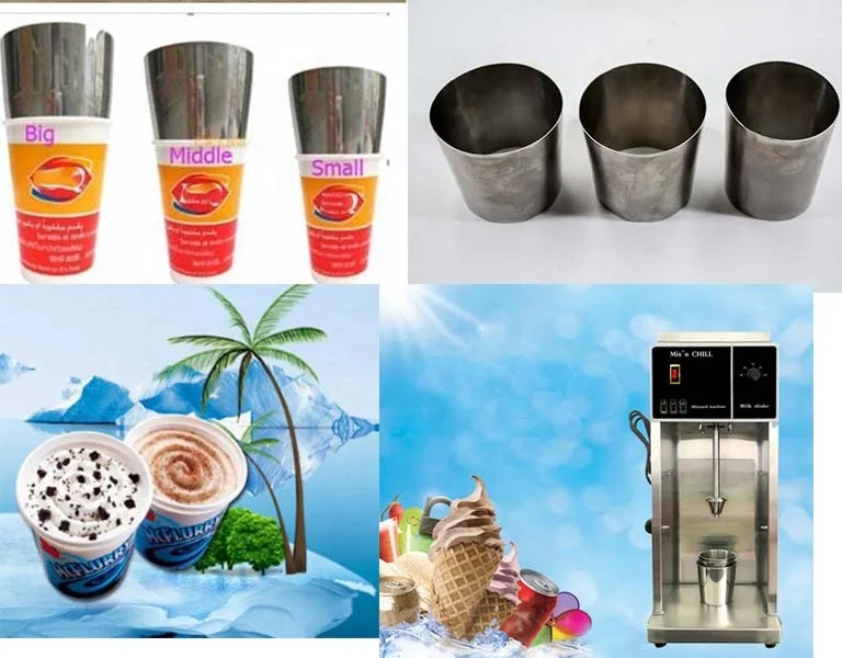 Mc Flurry Instant Blizzard Ice Cream Rolls Machine For Paper Cup Ice Cream Making