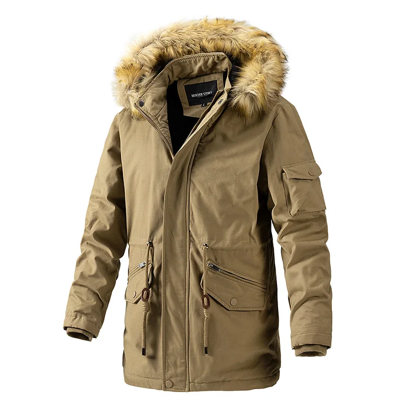 Mens Winter Puffer Thicken Winter Coat Warm Padded With Hood parkas Top Quality Factory Wholesale Down Jacket
