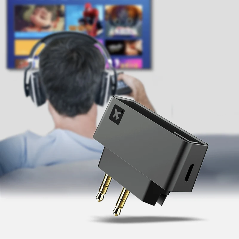 HSUEL  audio transmitter  music wireless transmission  earphone  airplane connection device  BK3266 A2DP V1.3