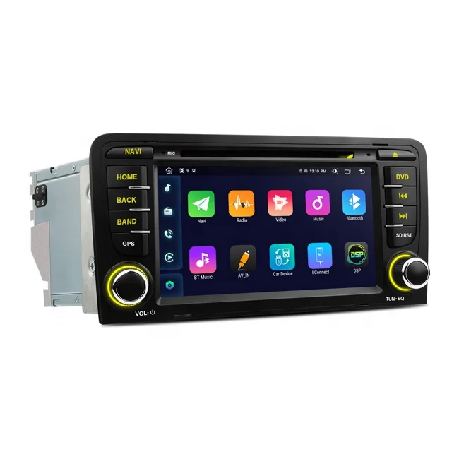 7 inch Car Touch Screen Android Stereo With Dual UI Switchable Support 1080P Video Screen Mirroring Split Screen for Audi A3