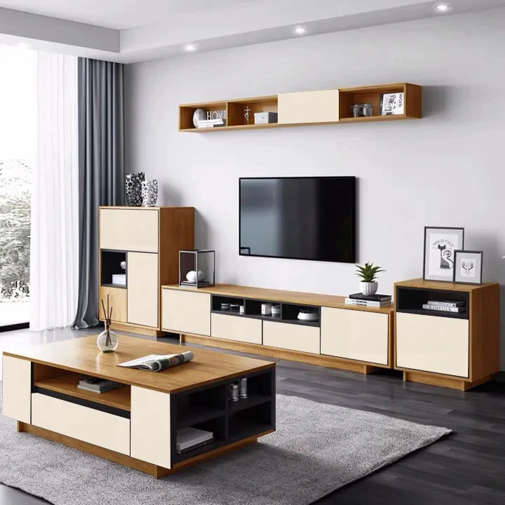 Simple Home Furniture Living Room Furniture Wooden Living Room Set Modern Tea Table Coffee Table