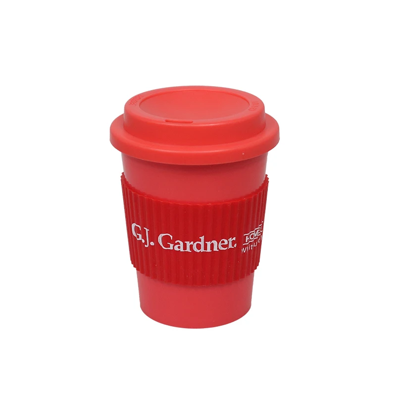 12 oz wholesale custom of pp material set manufacturers coffee mug plastic coffee cups supplier reusable coffee cups