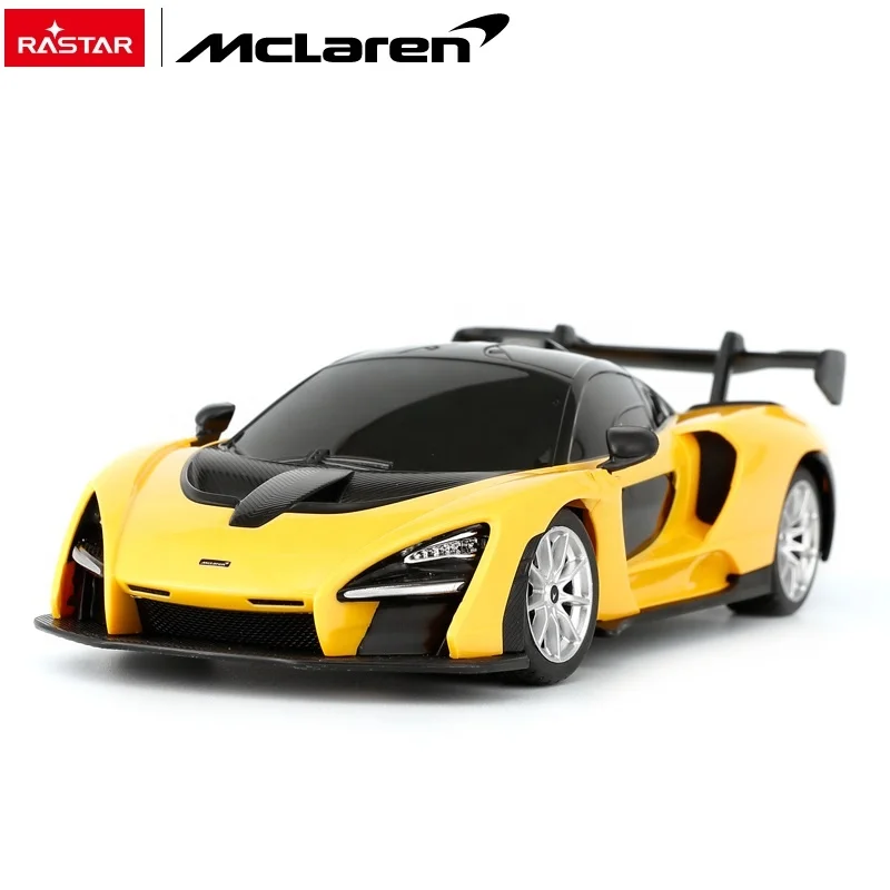 Детский 1:24 Радиоуправляемый автомобиль Rastar McLaren Senna с дистанционным управлением Официальная Лицензированная модель гоночных автомобилей для хобби игрушки продажи