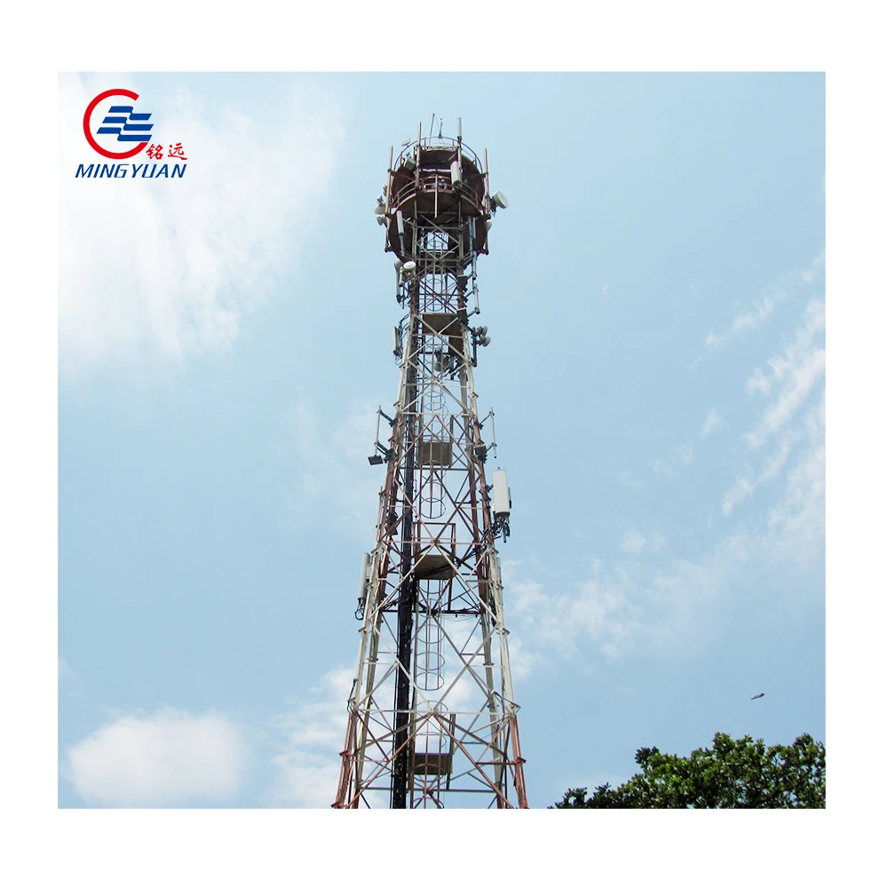 Высококачественная Оцинкованная башня с Wi-Fi, монопольная самоподдерживаемая башня