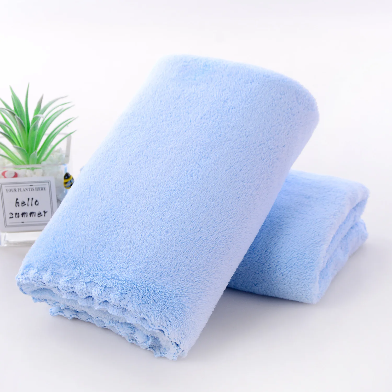 China Factory Wholesale Hot sell High Quality Microfiber Custom Bath Towel Face Towel Hand Towel set
