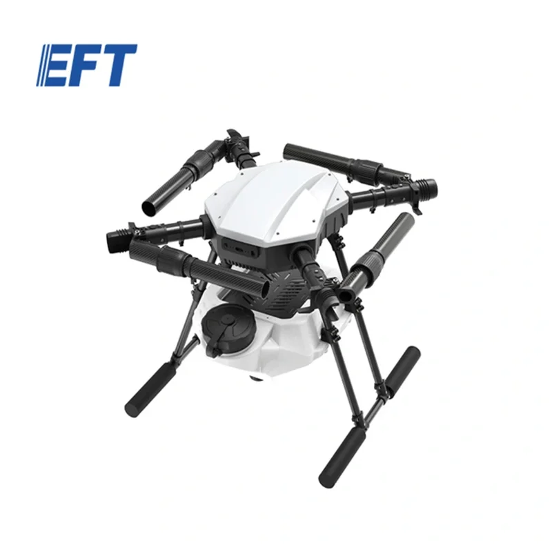 4 оси складной сельскохозяйственный Дрон EFT E410P 10 кг с системой питания X8 H12 RC JIYIK ++ FC полный комплект