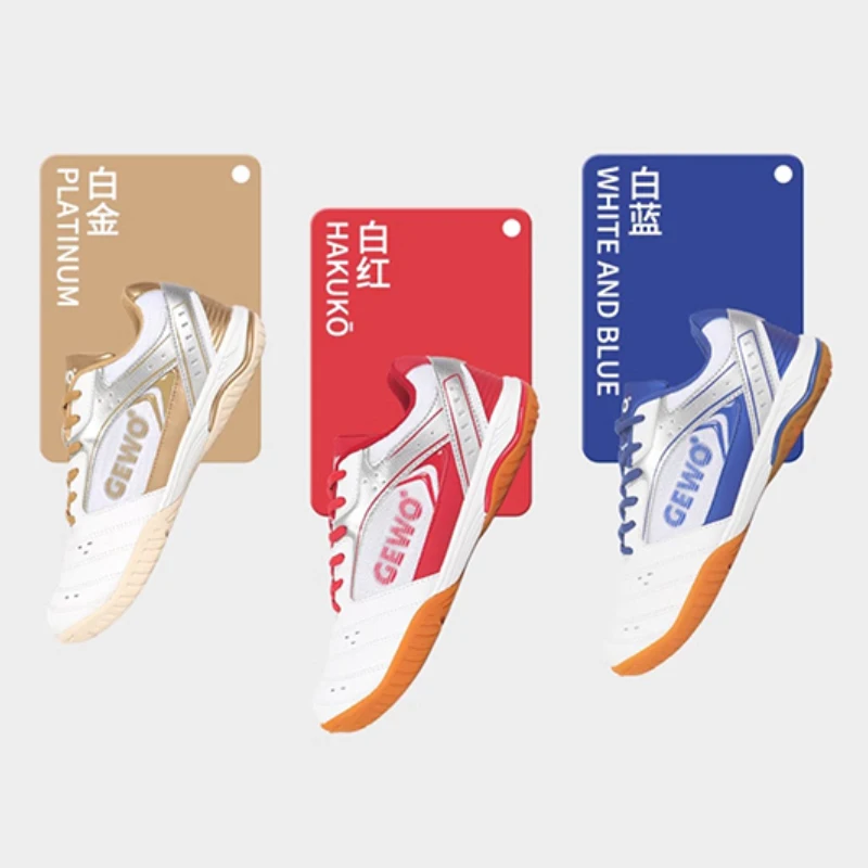 2024  GEWO  XN7 breathable non-slip latest technology professional field sports table tennis shoes