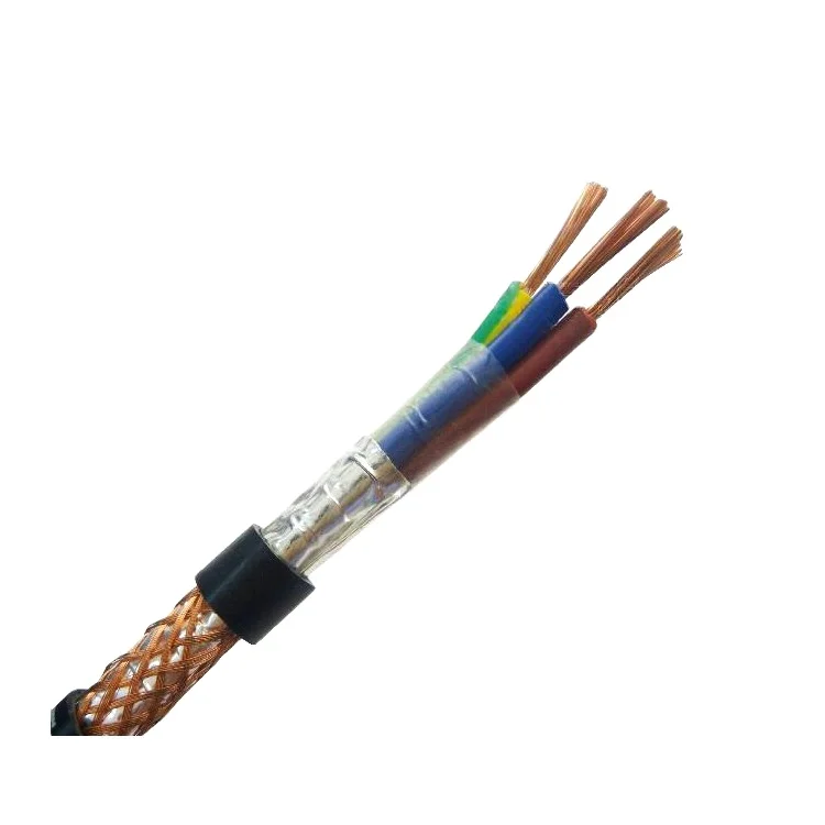 RVVP RVV Power Cable Multi-core Aluminum Foil BC TC PVC Sheath 2x2.5mm Electric Flexible Control Cable