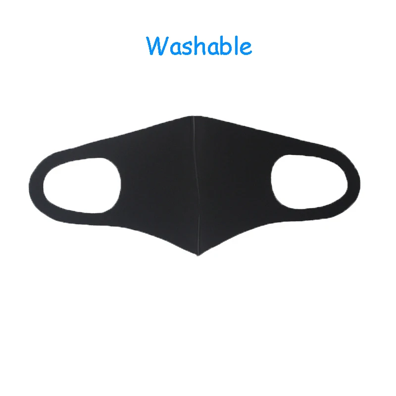 Custom Print Logo Designer Adjustable Black Washable Breathable Face Masks Cloth Cotton Fabric Sublimation Party Masks