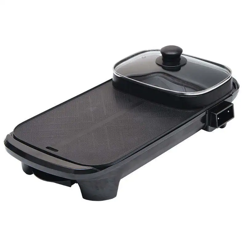 New Model Bbq Grill Smokeless Indoor Bbq Grill Electric Bbq Grill With Hot Pot