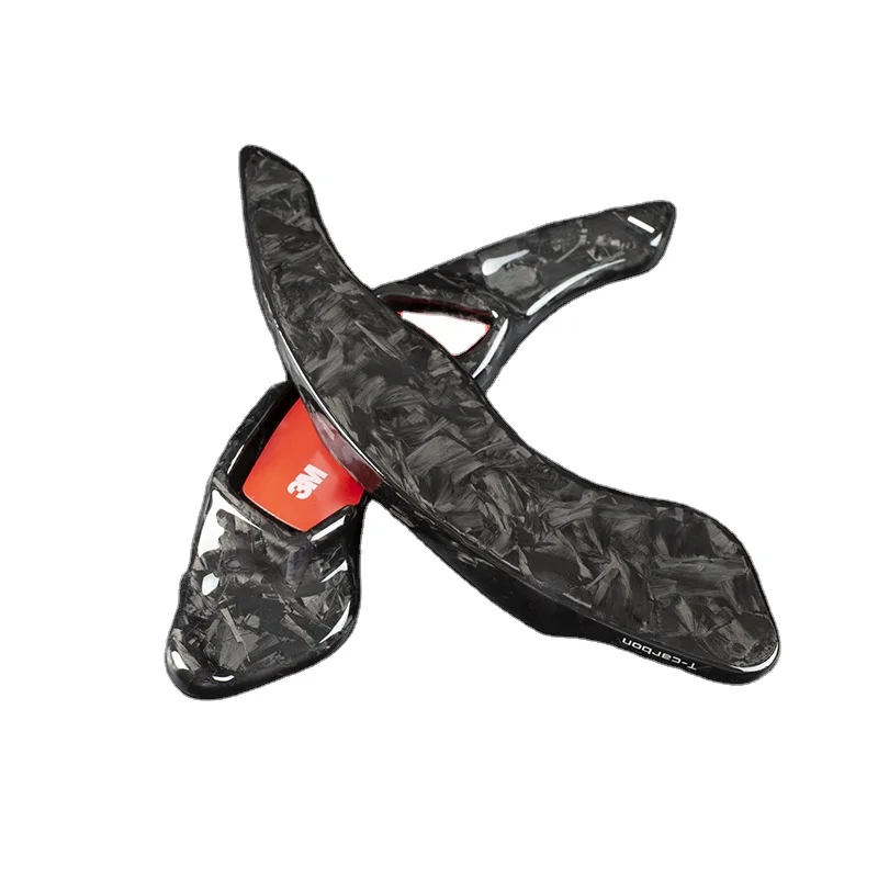 Big Promotion  Black Forged Texture Save Effort Paddle Shift For SUBARU