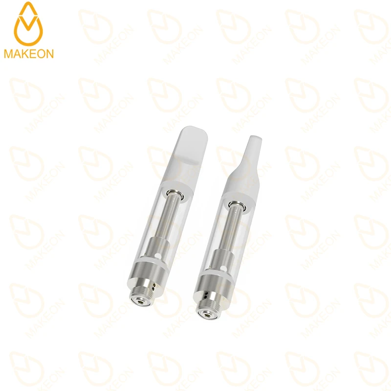 
Makeon atomizer ceramic flat tip custom Logo Packaging Oil vape 510 Thread leakproof 