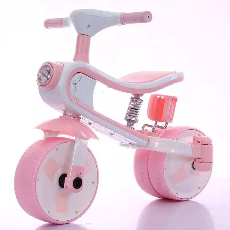New fashion baby tricycle steel kids tricycle with music/plastic tricycle for kids 1-6 years/cheap baby mini bicycles