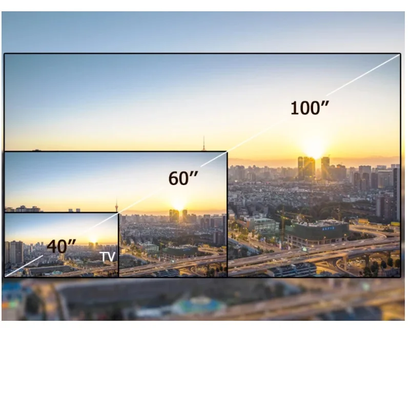 120 дюймов портативный наружный проектор экран для офиса/школы/домашнего кинотеатра/наружного кино