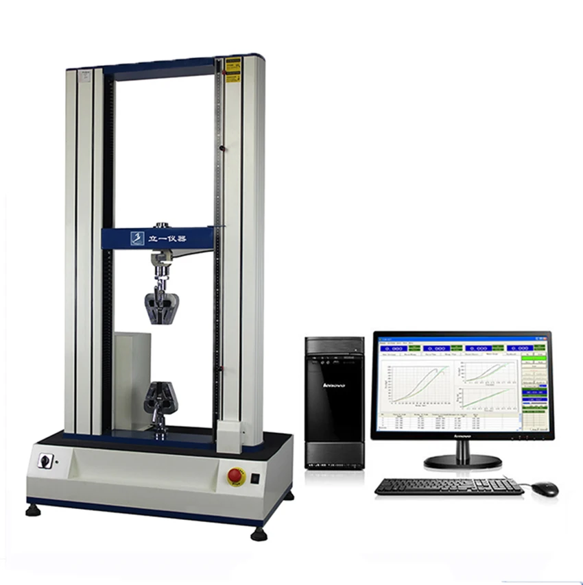 tensile strength testing universal tensile compression testing machine with elongation meter