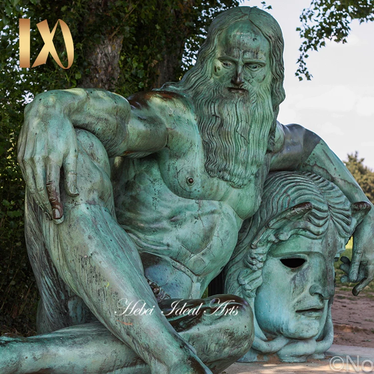 Famous Bronze Leonardo Da Vinci And Medusa Sculpture