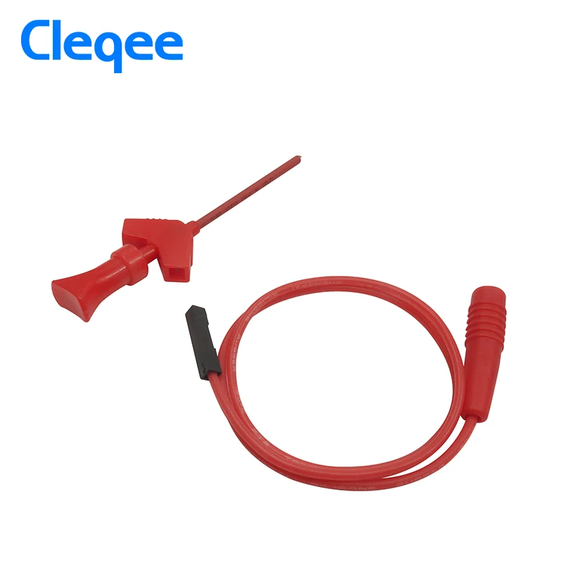 Cleqee-2 P1260D Многофункциональный комплект измерительных наконечников (кабель с байонетным коаксиальным разъемом защищенный зажим «крокодил» испытательный крюк клипса для датчика осциллографа 4 мм контрольные выводы вилки типа «банан кабины