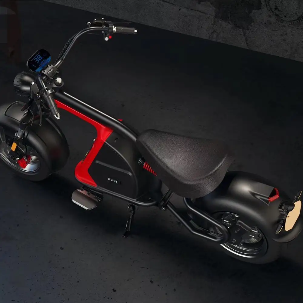 2022  CE EEC 18*9.5 Inch Fat Tire 2 Wheels Citycoco Electric Scooter, Cool Adult 2000W Lithium Battery Electric Citycoco Bike