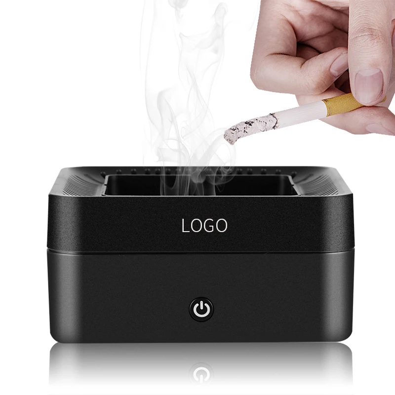popular ashtray smoke purifier  with negative ion generator for office home car odor removing anion purifier