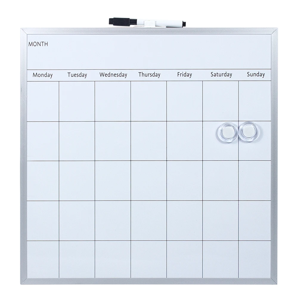 Wholesale Writing White Board whiteboard Standard Size Weekly Monthly planner Aluminium Frame For Whiteboard portable whiteboard