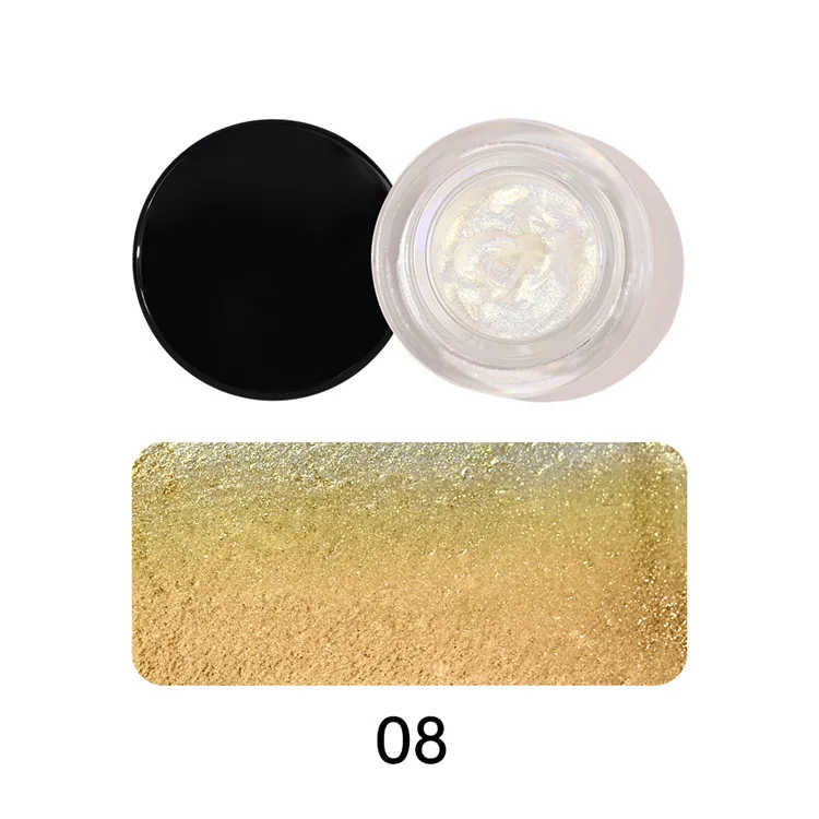 Custom Logo Single Performance Face Color Makeup Eyeliner Eye Shadow High Pigmentation Custom Multichrome Eye Shadow Chameleon