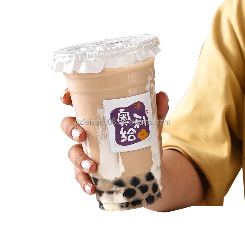 Designer Collection Stylish Plastic Cups with Unique Patterns Elevating the Ambiance of Your Establishment