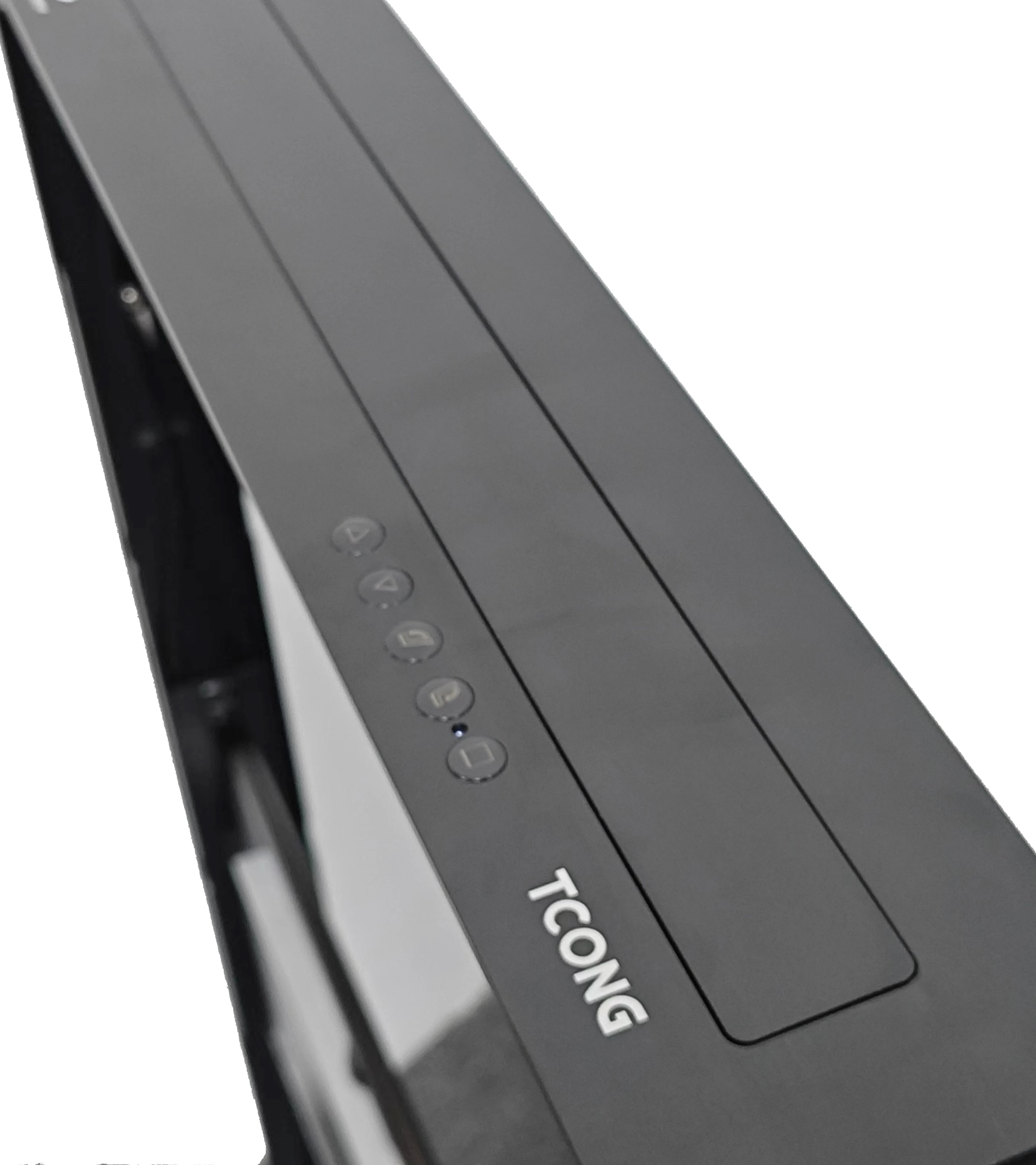 Slim computer lcd monitor lift for desk motorized retractable monitor