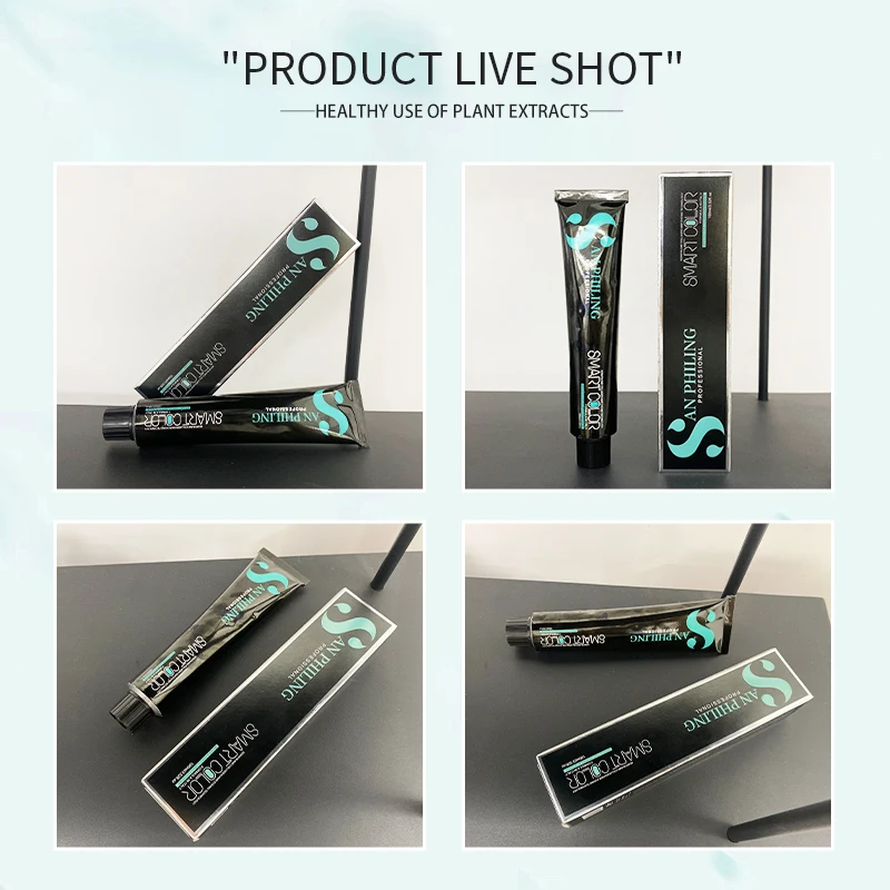 No Ammonia Easy Coloring Cream Hair Dye All Colors Hair Color Dyeing Black Hair Dye