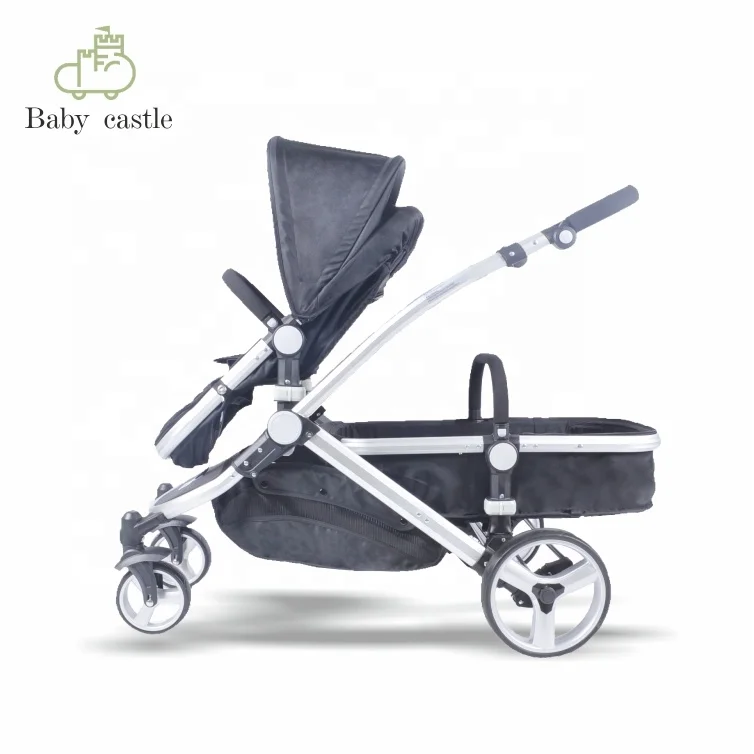 new two seats  Muti-functional 2 in 1baby pram baby buggy joggy twin baby stroller with EN1888 AND As/nz2088