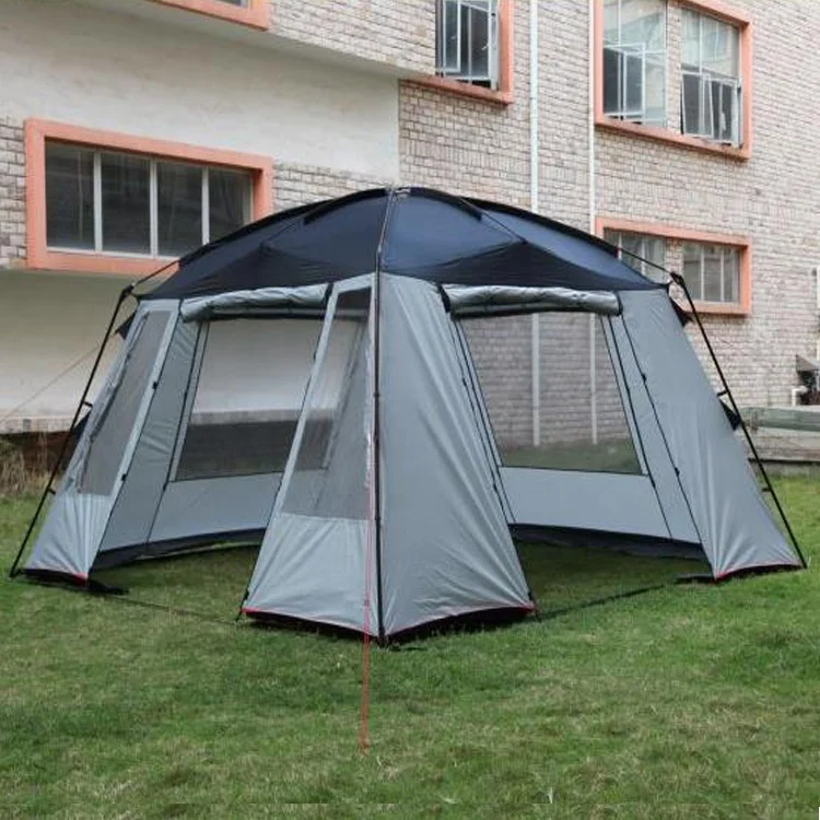 Luxury Outdoor 5-8 People Large Sunshade Canopy Garden Gazebo Outdoor  Camping Tent